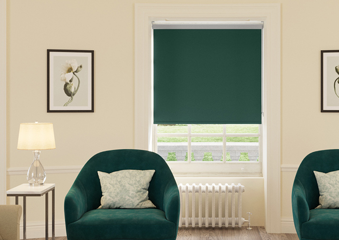 Rimini (Blackout), Evergreen - Roller Blind - Image 3
